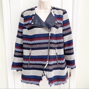 🌹 Zara Trafaluc Moto Style Zipper Jacket